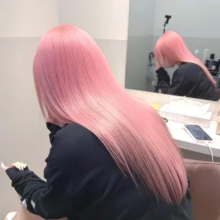 ロング カラー ヘアアレンジ メンズ ブリーチの髪様 MASATOのヘアスタイル