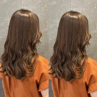 セミロング み うのヘアスタイル
