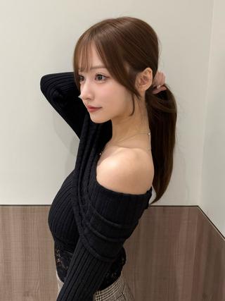 ロング カラー 上品ヘア🤍顔周り/ 前髪カット/林遼一郎のヘアスタイル