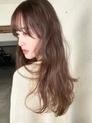 ロング カラー Pia ツボイ ケイタのヘアスタイル