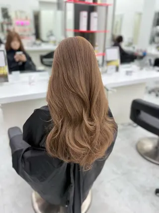 ロング カラー 🥂上品ワンホンヘア 🥂nozomiのヘアスタイル