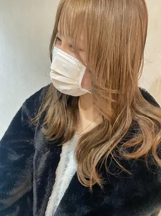 セミロング カラー 美髪/透明感カラー reikoのヘアスタイル
