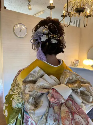 ヘアアレンジ 小顔矯正　まつ毛 Komaci篠田敦子のヘアスタイル