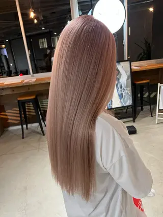 ロング カラー amie三宮 NAKANOのヘアスタイル