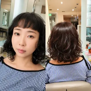 ショート ヘアアレンジ au美容室 栄矢場町のヘアスタイル
