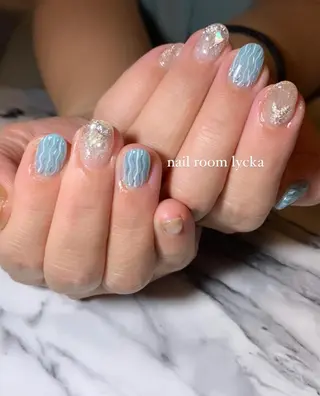 ネイル ネイルルームリッカ 𝐦𝐚𝐲𝐮のネイルデザイン
