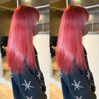 ロング カラー yoriダブルカラー 代表すがわらのヘアスタイル