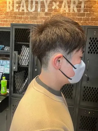 ショート カラー パーマ ヘアアレンジ メンズ キッズ ネイル マツエク・マツパ アイブロウ 久木原 ゆりのヘアスタイル
