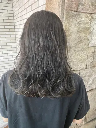 セミロング カラー 萩原 凌✄﻿のヘアスタイル