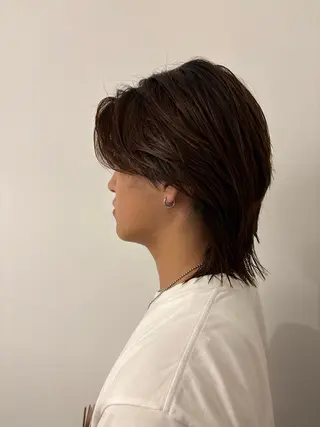 ミディアム メンズ 名古屋/メンズ特化 縮毛矯正/シュンペイのヘアスタイル