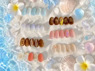 ネイル BASIC麻布十番店 Jr あおいのネイルデザイン