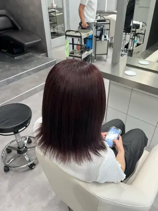 カラー reuna chihiroのヘアスタイル