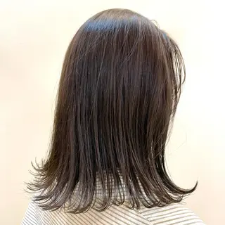 ミディアム カラー ヘアアレンジ 🎀レイヤー 透明感 カラーyuuri🎀のヘアスタイル