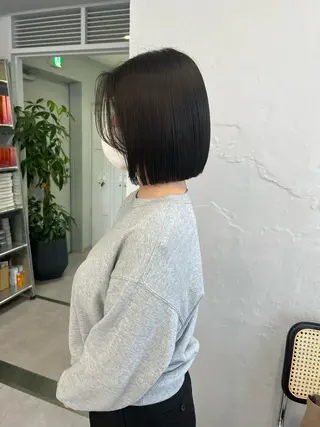 ショート 髪質改善/縮毛矯正/ 艶カラー/上野優斗のヘアスタイル