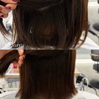 ショート パーマ ななみ.⋆𝜗𝜚 透明感カラー/まつパのヘアスタイル