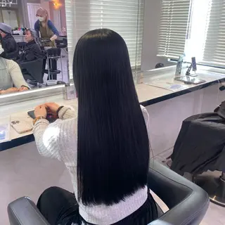 ロング カラー 透明感ベージュカラー 🪞上野🪞AIのヘアスタイル
