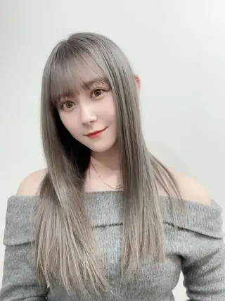 セミロング カラー パーマ ヘアアレンジ メンズ キッズ ネイル マツエク・マツパ アイブロウ 渋谷レイヤーカット❌ 縮毛矯正専門/武田涼のヘアスタイル