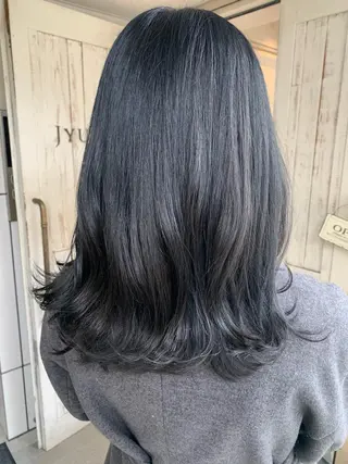 セミロング カラー ヘアアレンジ 似合わせヘア🔸 アサダ　タカコ🔸のヘアスタイル