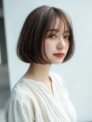 ショート カラー 韓国×艶ハイトーンが かわいい✨️リオ🍒のヘアスタイル