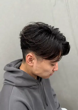 パーマ メンズ ✨ブリーチ無しWカラ ー・メンズ✨佐藤秀太のヘアスタイル