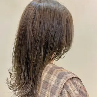 ミディアム カラー ヘアアレンジ 🎀レイヤー 透明感 カラーyuuri🎀のヘアスタイル