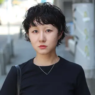 ショート パーマ joh/メンズ/ ブリーチ/矢場町のヘアスタイル