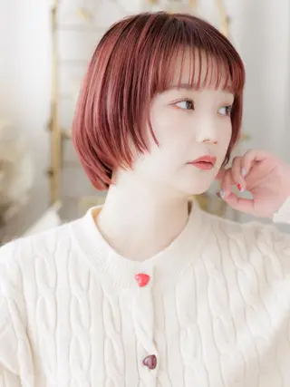 ショート インナーカラー◆ ダブルカラー◆ 上原のヘアスタイル