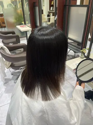 セミロング 森田 明日香のヘアスタイル