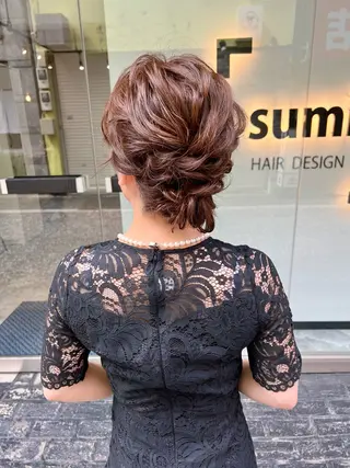 ショート カラー ヘアアレンジ 「sumi」 AMIのヘアスタイル