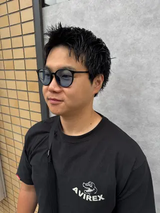 ショート 米元 春奈のヘアスタイル