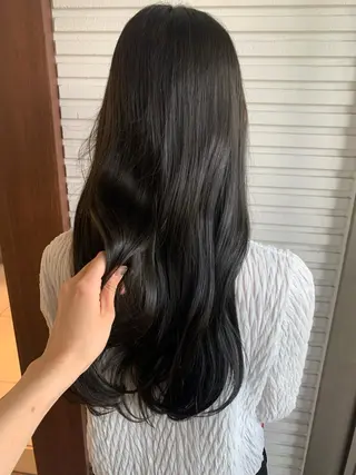 ロング 🪿透明感/艶カラー ﾜﾀﾅﾍﾞｱｵｲのヘアスタイル