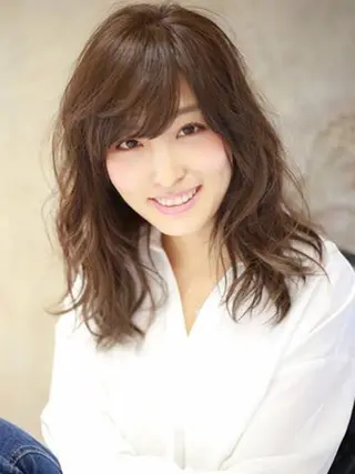 ショート ミディアム セミロング ロング カラー パーマ Soleria 田中慎一のヘアスタイル