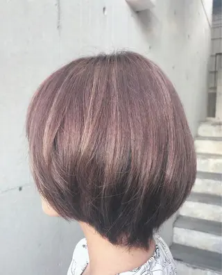 ショート カラー 美髪・透明感カラー 西川仁弥のヘアスタイル