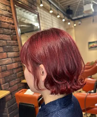 ミディアム カラー flencia 丸 和博|カットのヘアスタイル