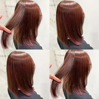 ミディアム 🪞透明感カラー🫧 縮毛矯正🥇かずきのヘアスタイル