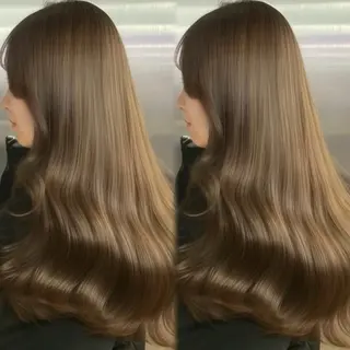 カラー PELEmana🎀 ワンホンヘア🕯のヘアスタイル