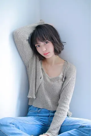 ショート カラー 縮毛矯正/艶カラー/ ikedaのヘアスタイル