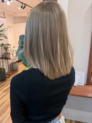 ミディアム カラー 田室 和幸のヘアスタイル