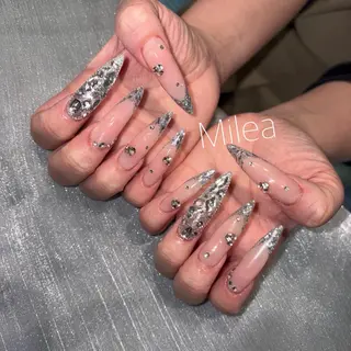 ネイル Milea🩵 Sayaka🪩のネイルデザイン