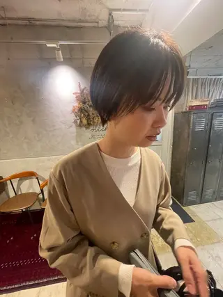 ショート ayane⭐️ボブ・ ショート・パーマのヘアスタイル