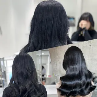 ロング カラー 🤍縮毛/ボブ/ 髪質改善🤍のヘアスタイル