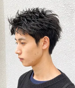 ショート 🔱メンズパーマ特化 🔱山下和輝のヘアスタイル