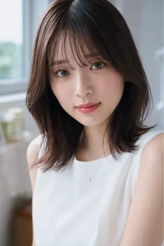 ミディアム TAKAHASHI LEAPSのヘアスタイル