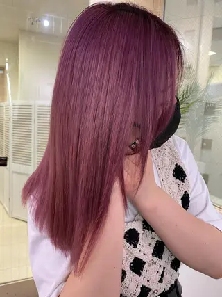 セミロング カラー 🧡YUKA🧡 渋谷/ﾌﾟﾙｴｸｽﾃのヘアスタイル