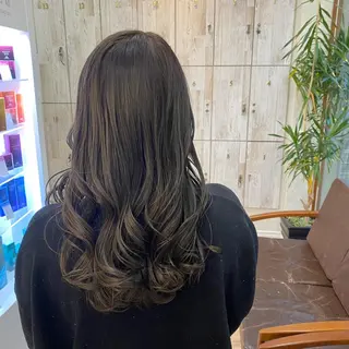 ロング 尾崎 優也のヘアスタイル