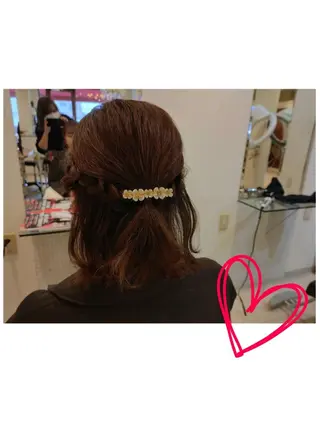 ヘアアレンジ ミディアム 🌻Lesage   mami🌻のヘアスタイル