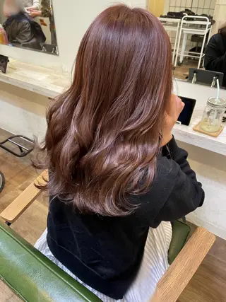 セミロング カラー m ā l o.🌷 サカモトマイコのヘアスタイル