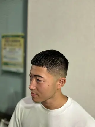 ショート メンズ メンズ特化理容師 ふうきのヘアスタイル