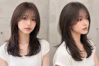 ミディアム Garden 浅草蔵前のヘアスタイル