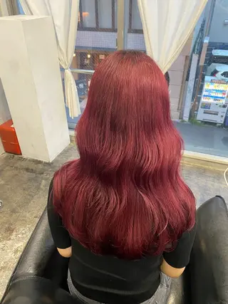 ロング カラー 佐伯 鼓乃美のヘアスタイル